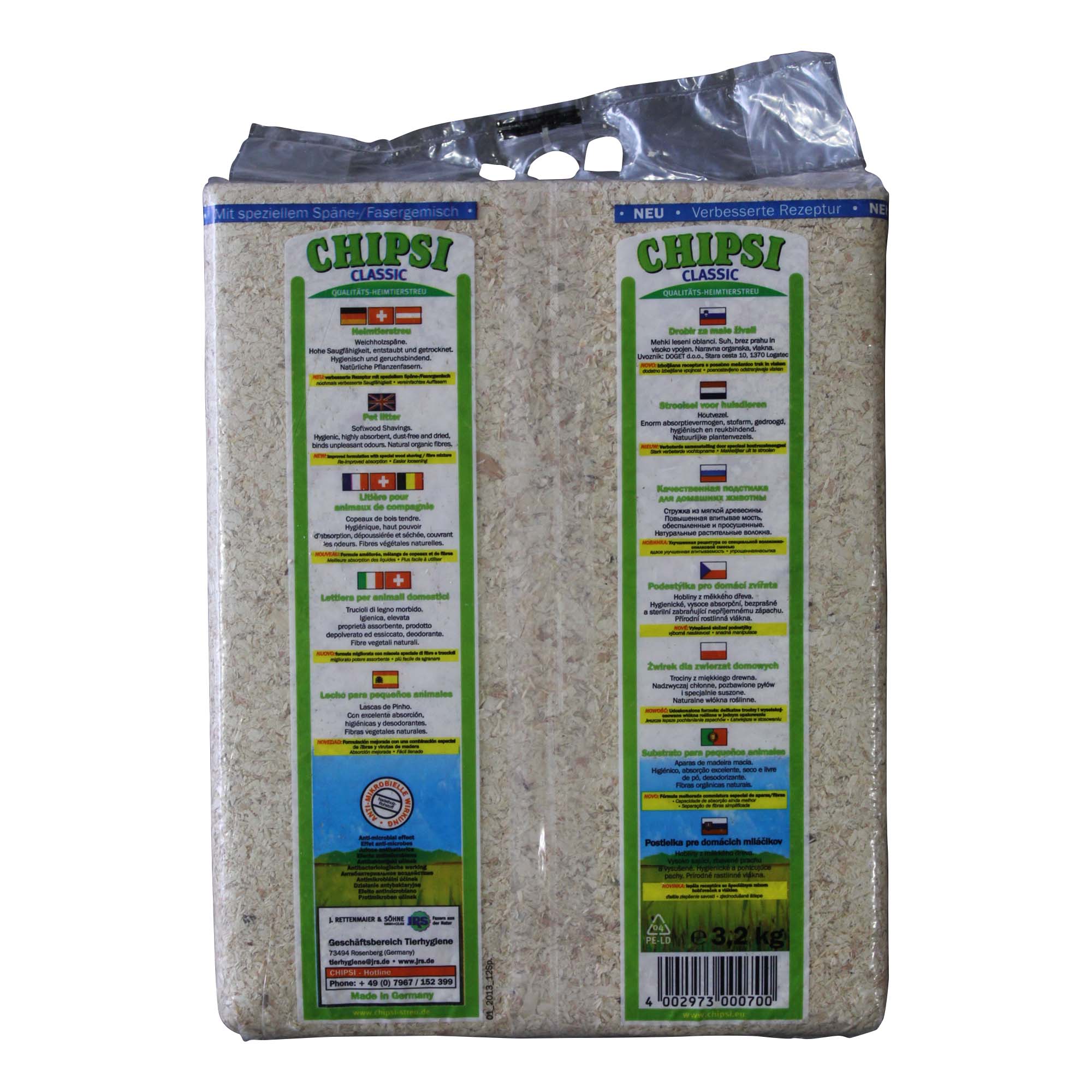 Lettiera Per Animali Piccoli Chipsi 3,2kg - Image 3