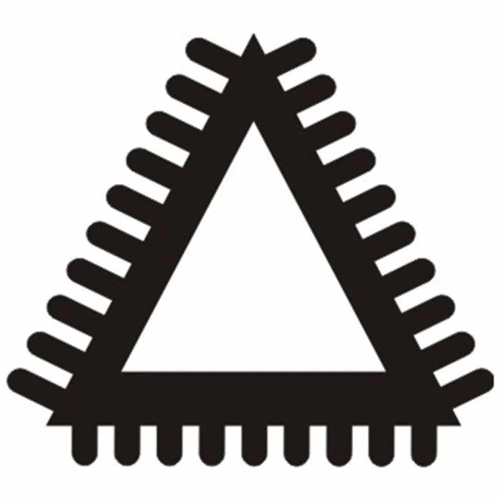 Lima triangolare bastarda, taglio 2, lunghezza 125 mm - Image 3