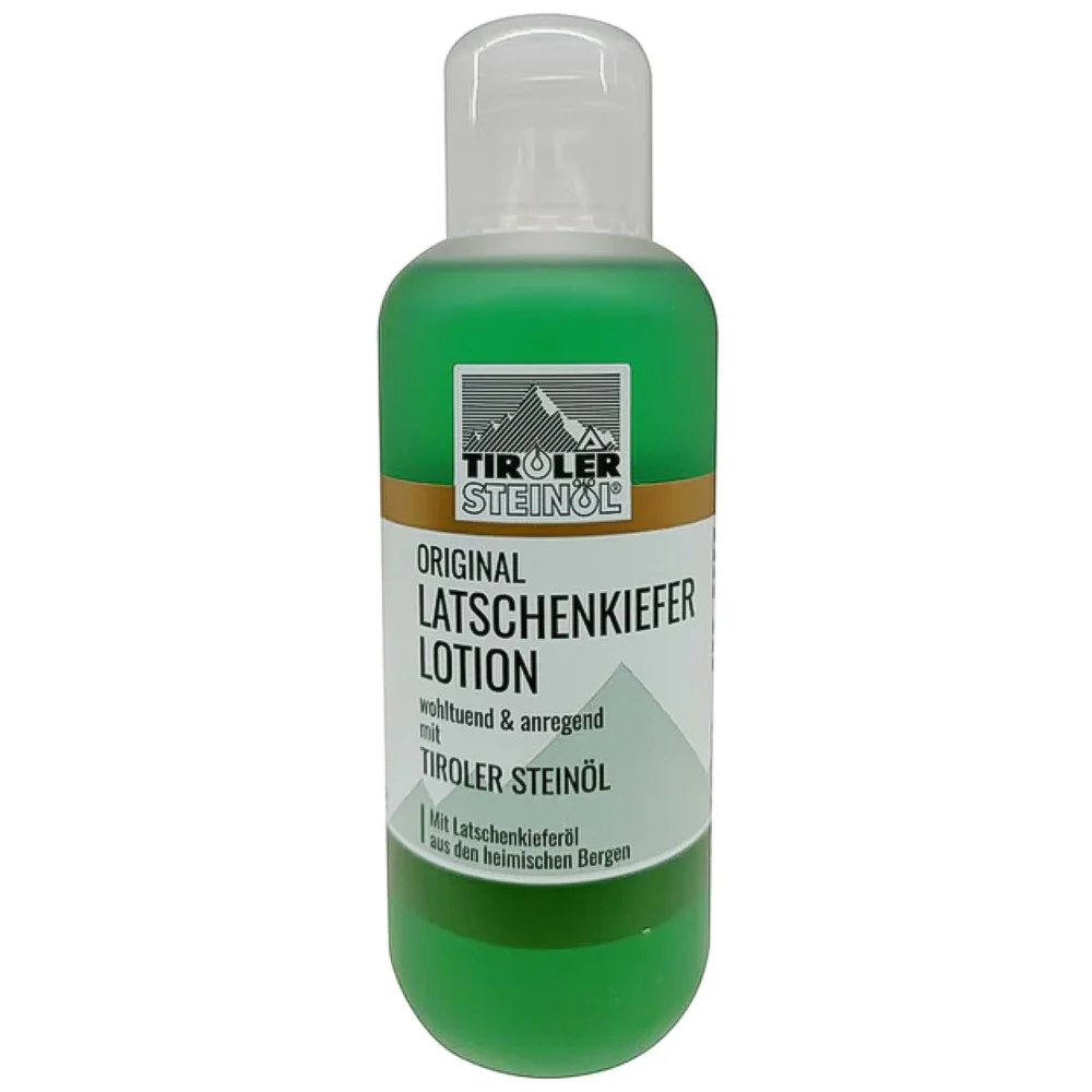 Lozione TIROLER STEINÖL con Olio di Pino Mugo