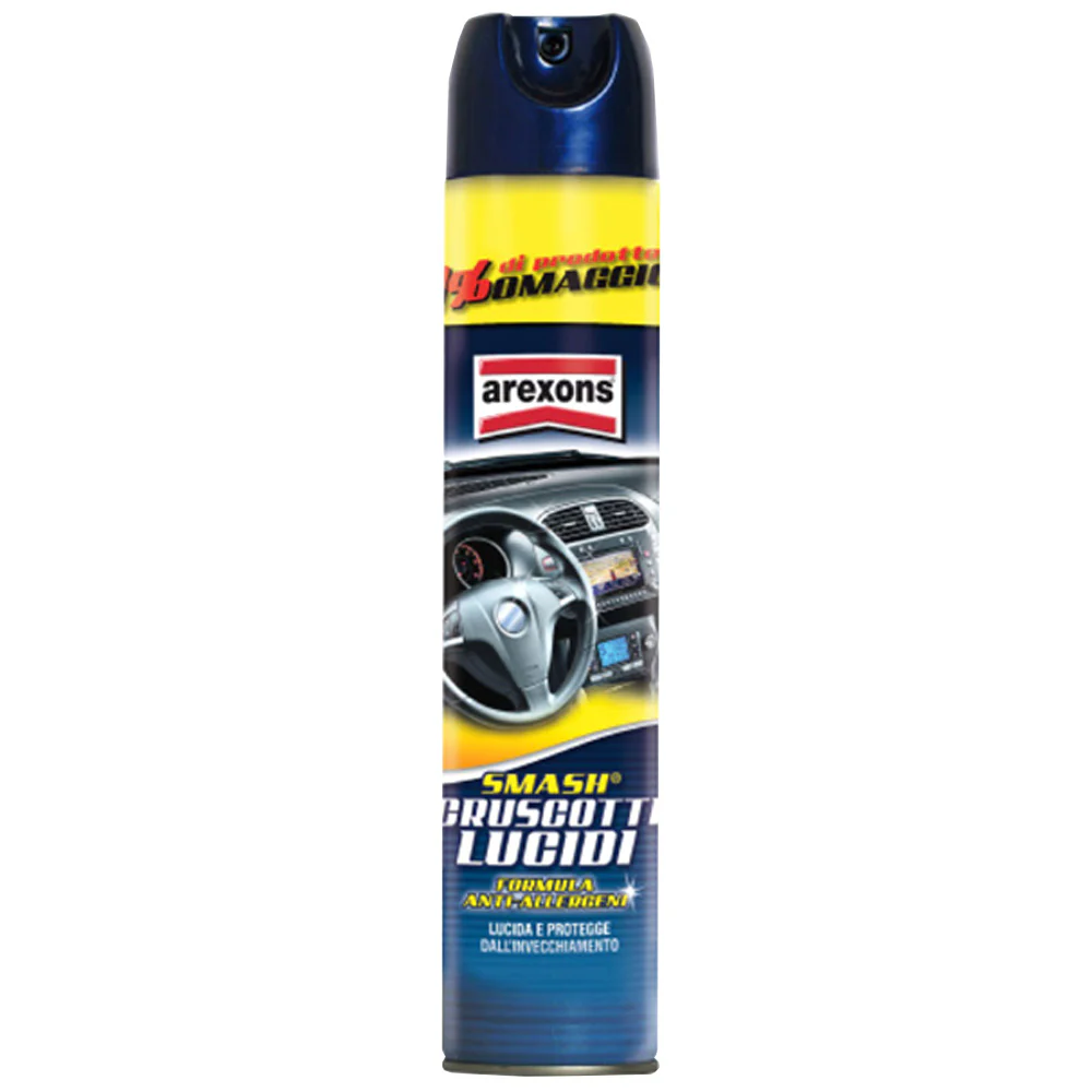 Lucidante cruscotti e detergente smash 600ml