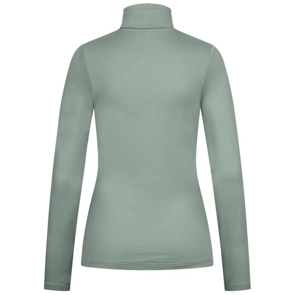 Maglia Tecnica Dolcevita Madison E·L·T Donna Traspirante Elasticizzata con Strass - Image 4
