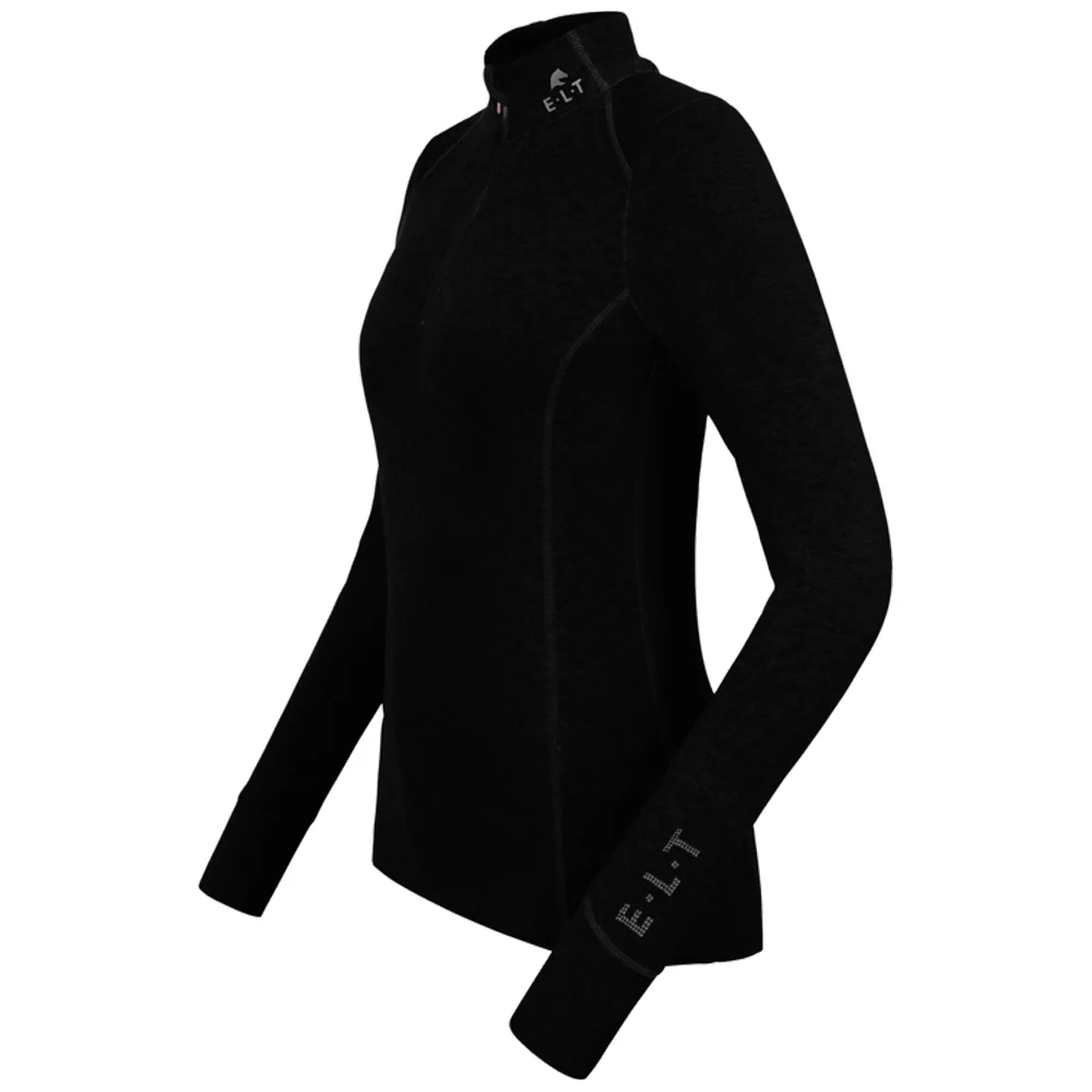 Maglia Tecnica Milano Con Zip Donna Traspirante Elegante - Image 5