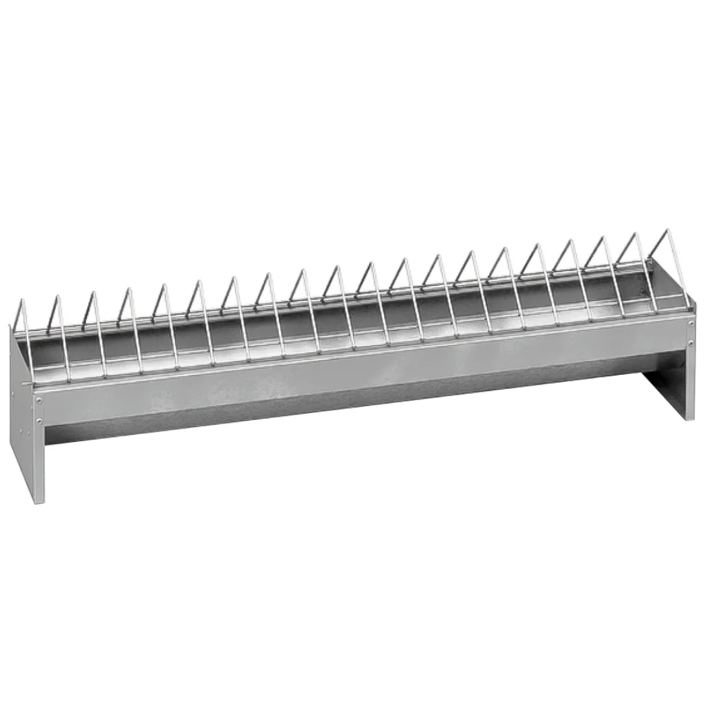 Mangiatoia in Metallo ad Alta Capacità per Polli – 1 Metro & 50 CM, Design Anti-Spreco - Image 2