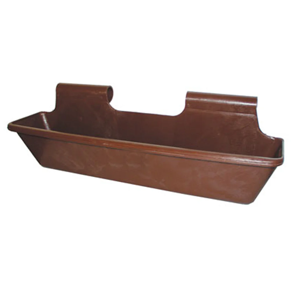 Mangiatoia lunga in plastica da 50 L - Mangiatoia durevole per bestiame - Image 3