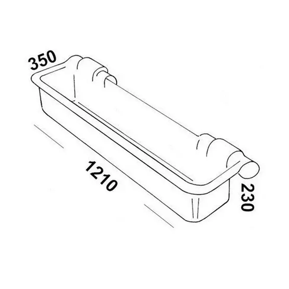 Mangiatoia lunga in plastica da 50 L - Mangiatoia durevole per bestiame - Image 4