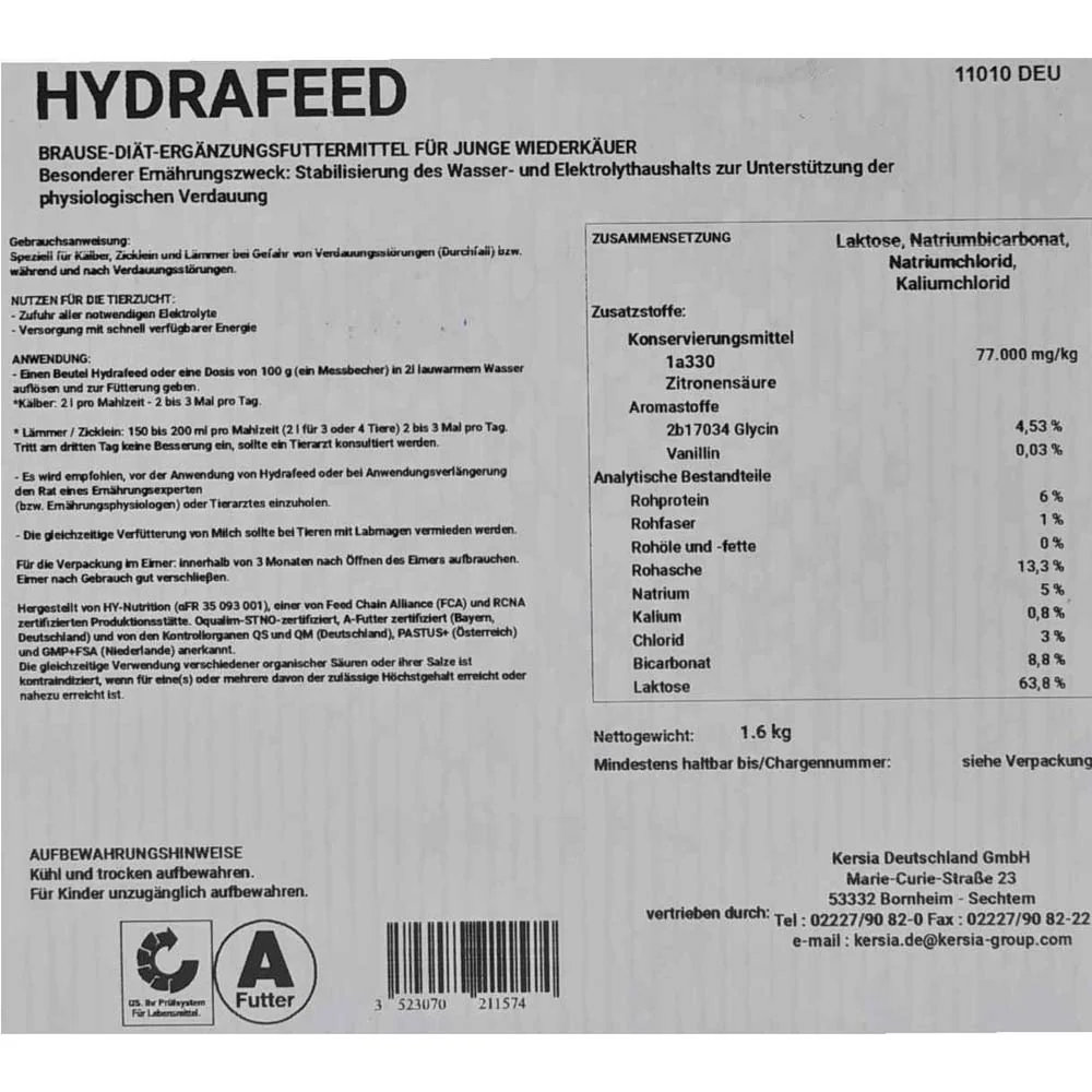 Mangime complementare Hydrafeed Effervescente - Image 2