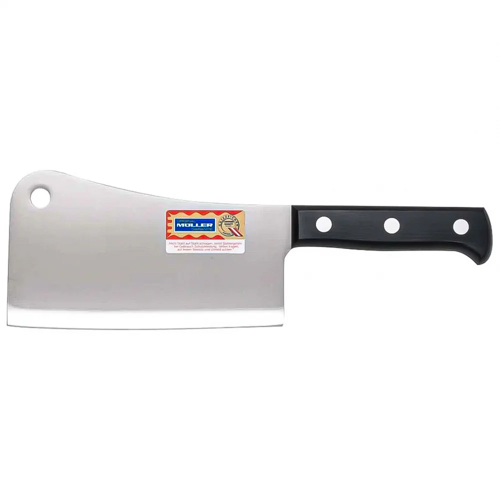 Mannaia Professionale in Acciaio Inox con Manico in Plastica