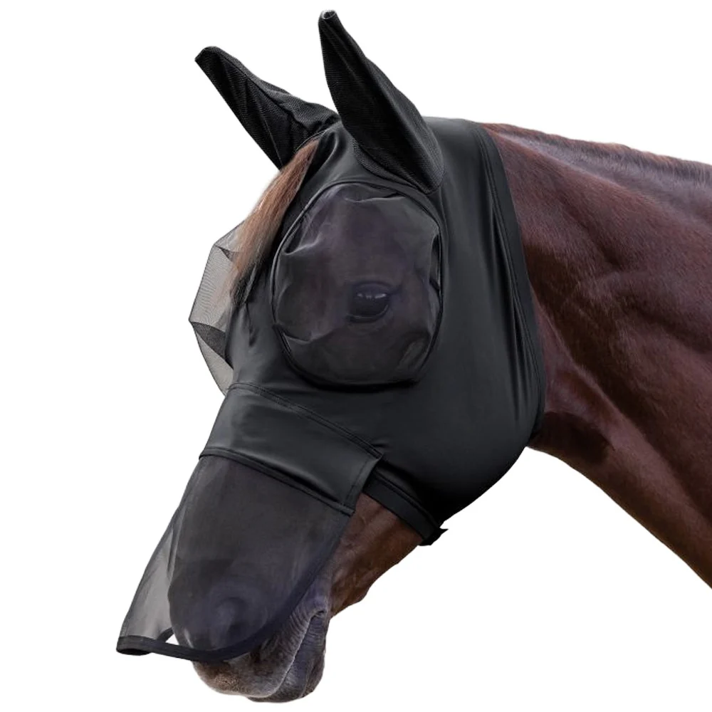 Maschera antimosche Puck con protezione per il naso