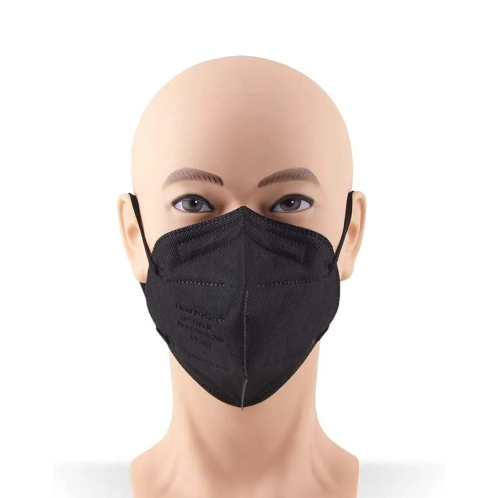 Maschera protettiva FFP2 nera - Image 3