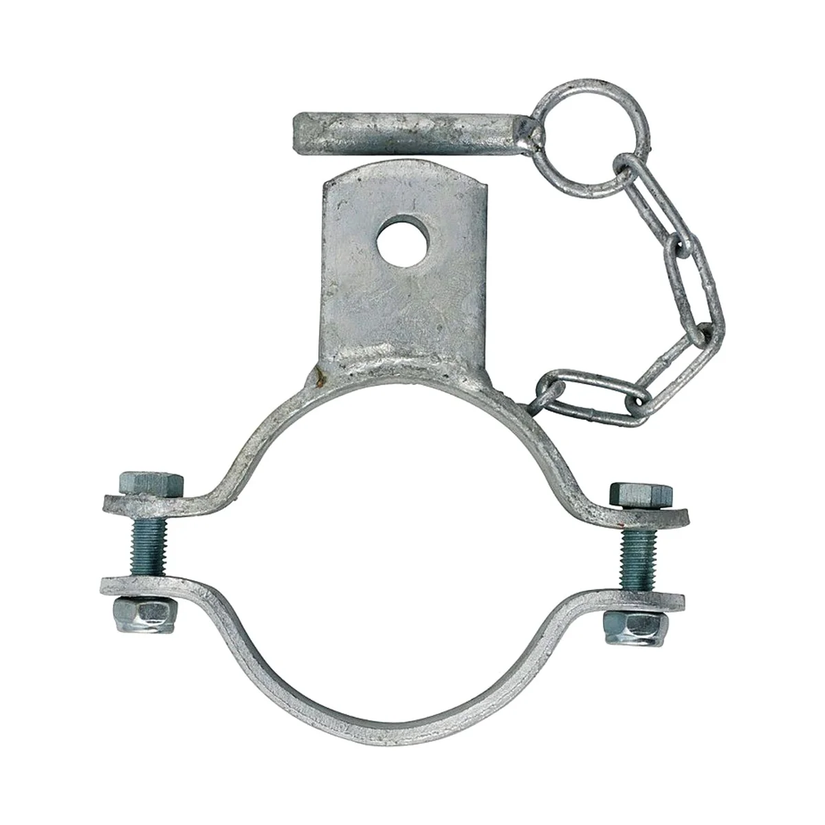 Morsetto 102 con Supporto e Foro per Perno 16 mm per Cavalli, Mucche e Vitelli