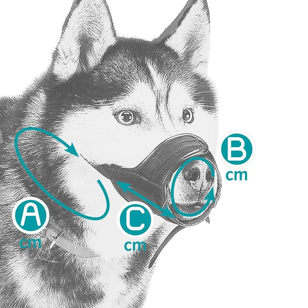 Museruola imbottita e regolabile per cani dal muso corto safe Boxer - Image 2