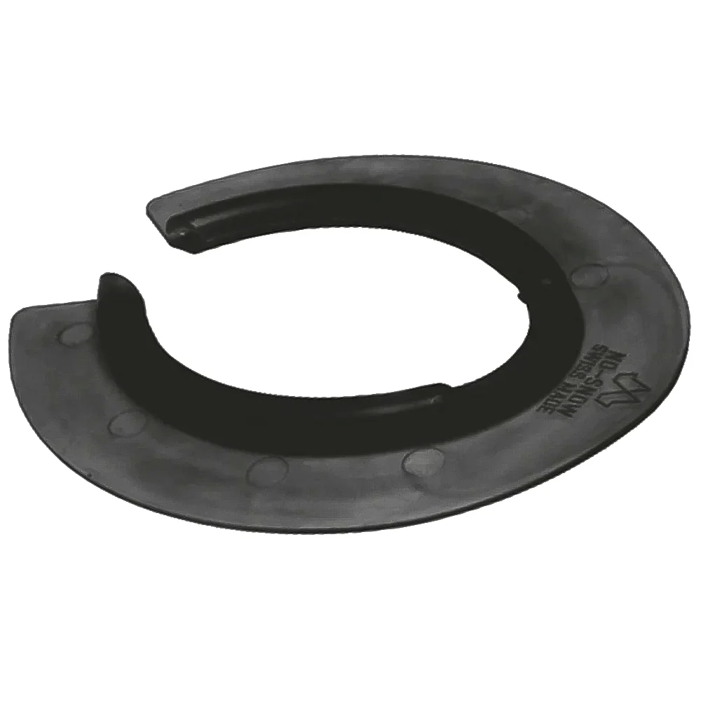 Mustad Solette Scaricaneve Nero Anteriore e Posteriore per Cavalli