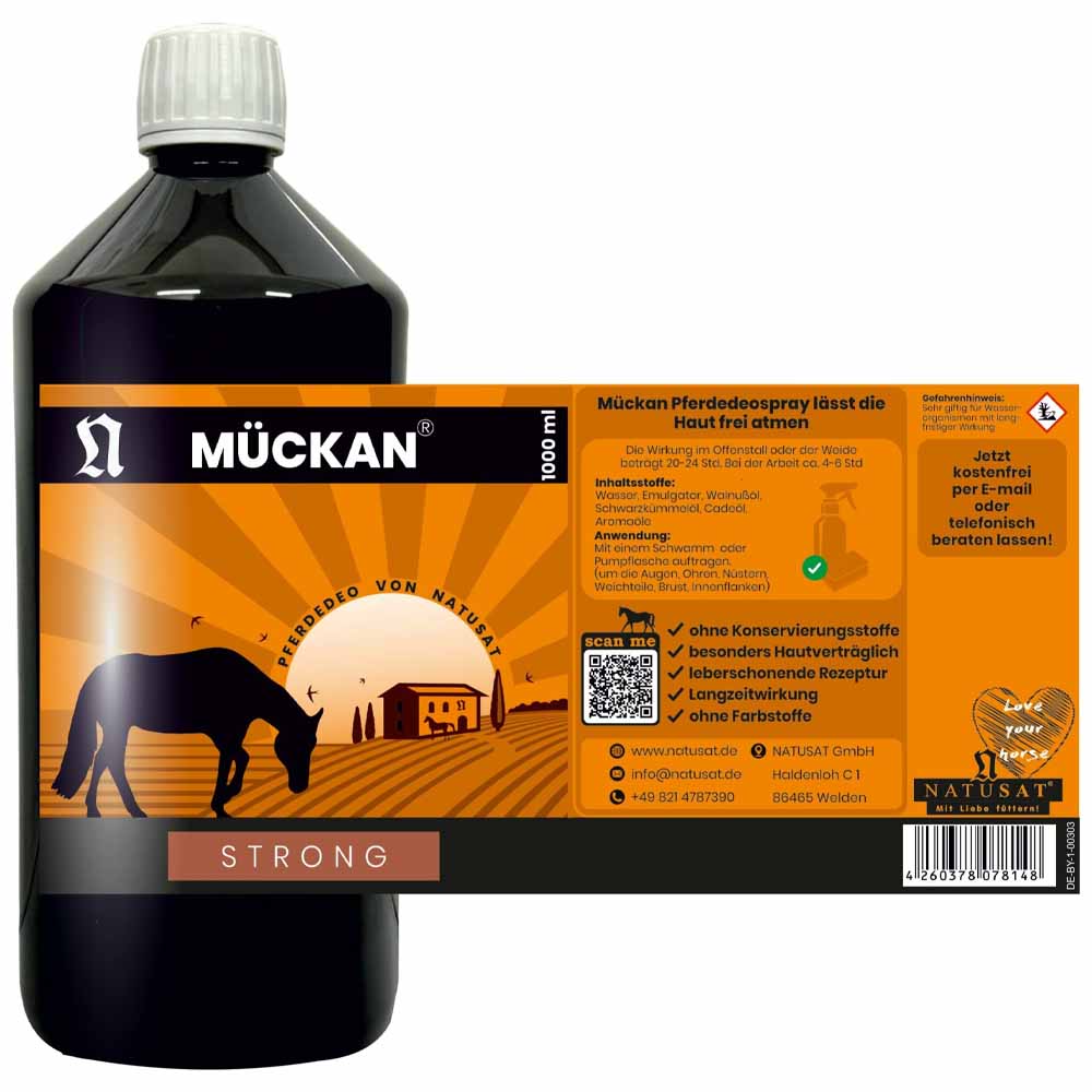 Natusat Mückan - Repellente Spray Antizanzare Potente
