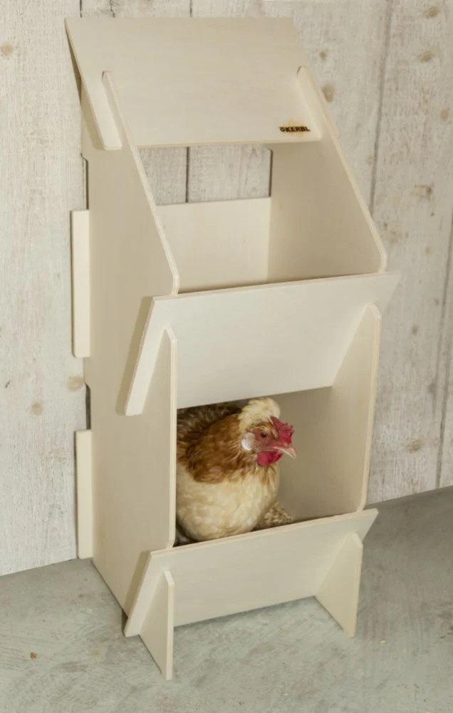 Nido in legno per galline per deposizione - Image 3