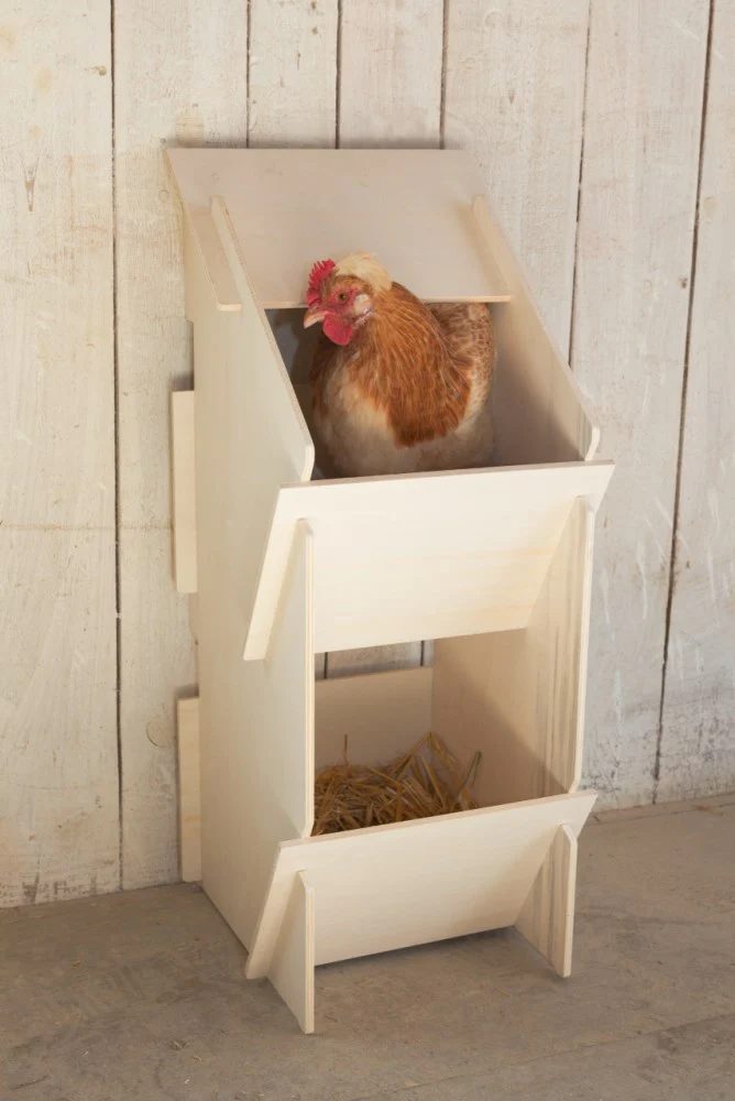 Nido in legno per galline per deposizione - Image 5