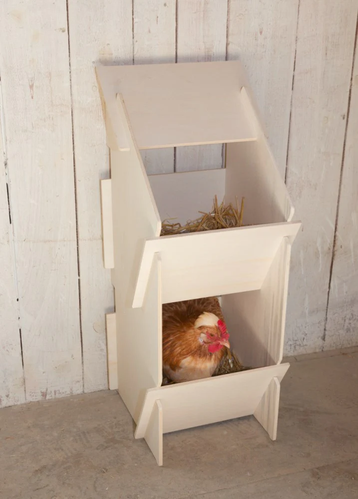 Nido in legno per galline per deposizione - Image 6