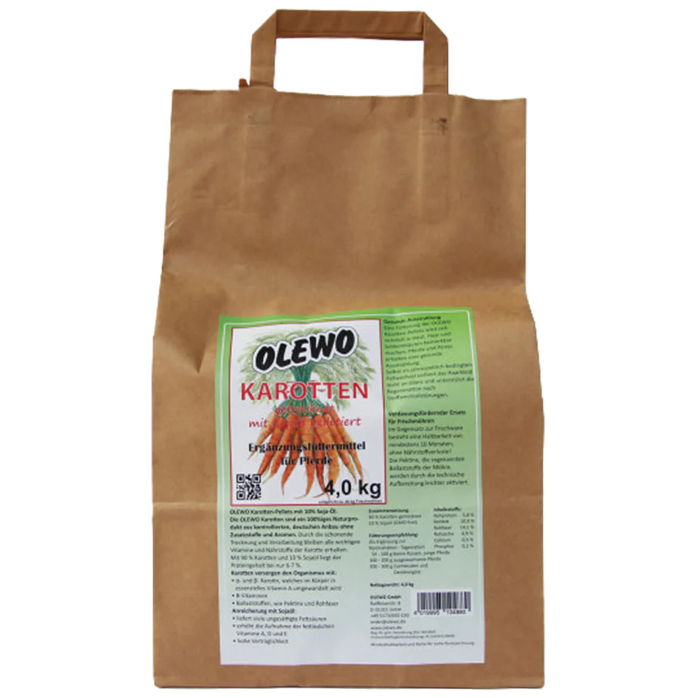 Olewo Snack Carote Pellets con Olio