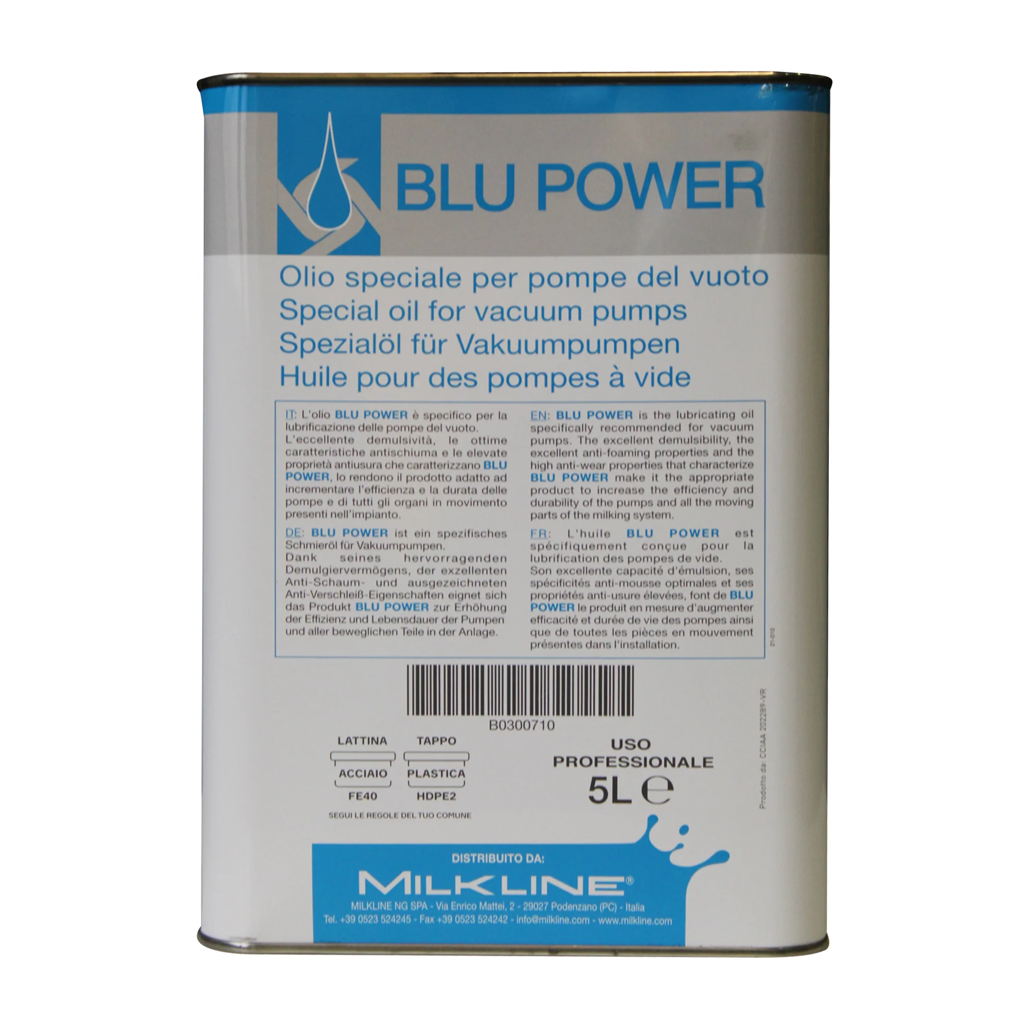 Olio per mungitrici Blu Power - Image 3