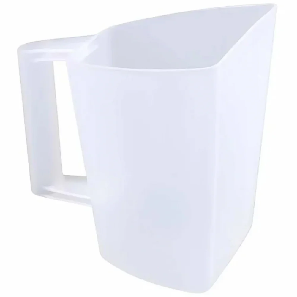 Paletta plastica trasparente per mangime da 2 kg