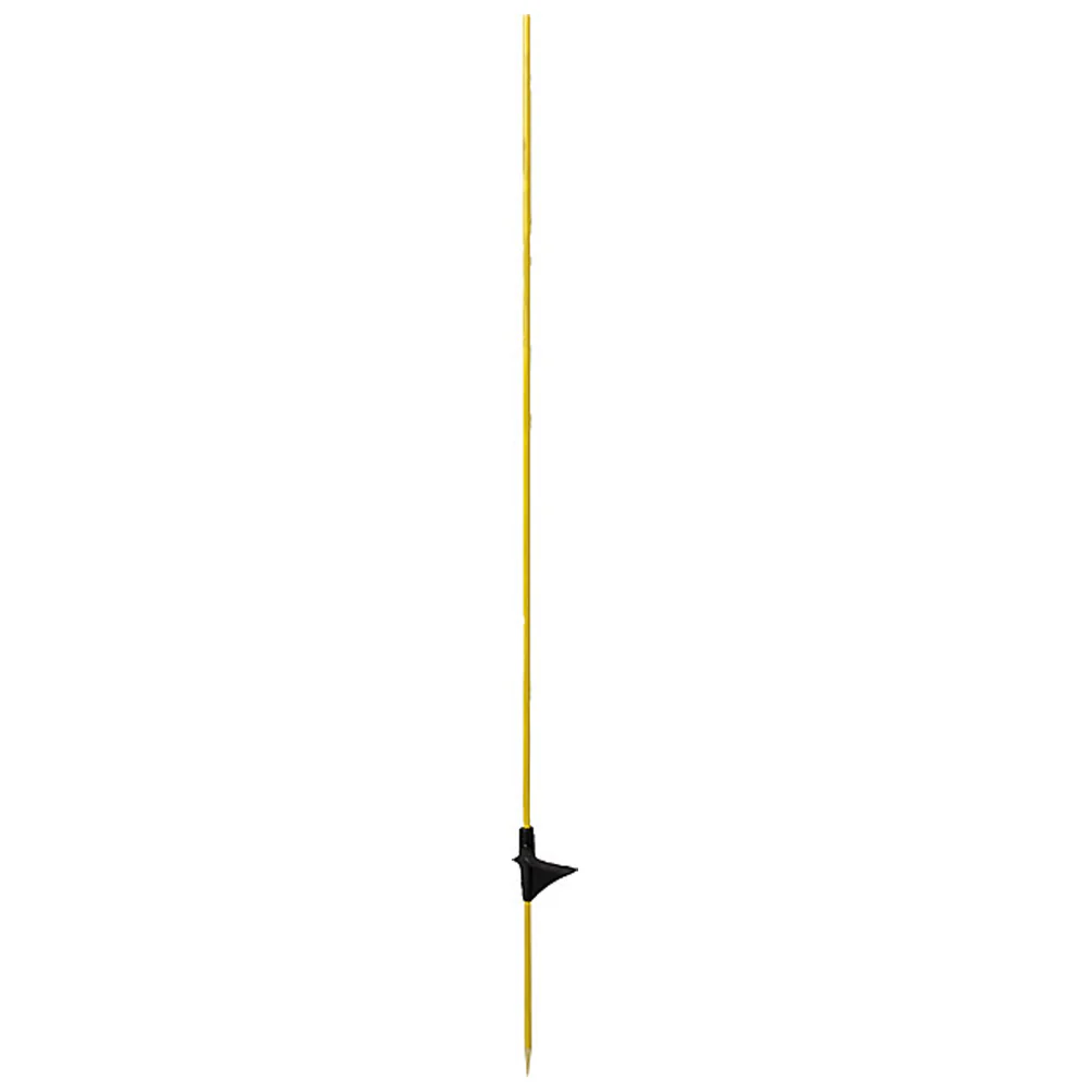Palo in fibra di vetro giallo per recinzione