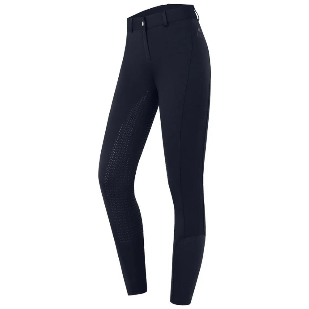 Pantaloni da equitazione Essential con inserto in silicone da bambino - Image 3