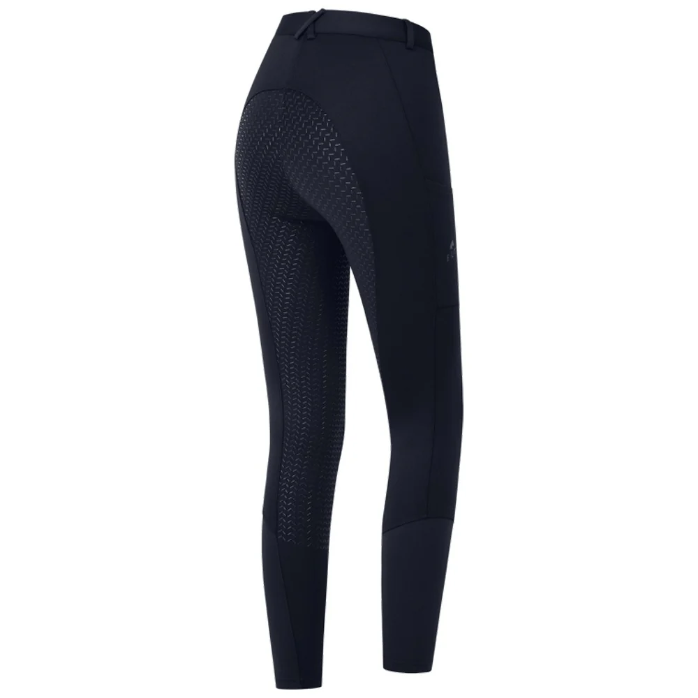 Pantaloni da equitazione Essential con inserto in silicone da bambino - Image 4