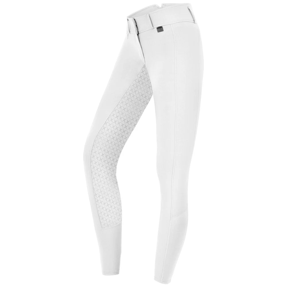 Pantaloni da equitazione Micro Sport con inserto in silicone e vita alta - Image 3