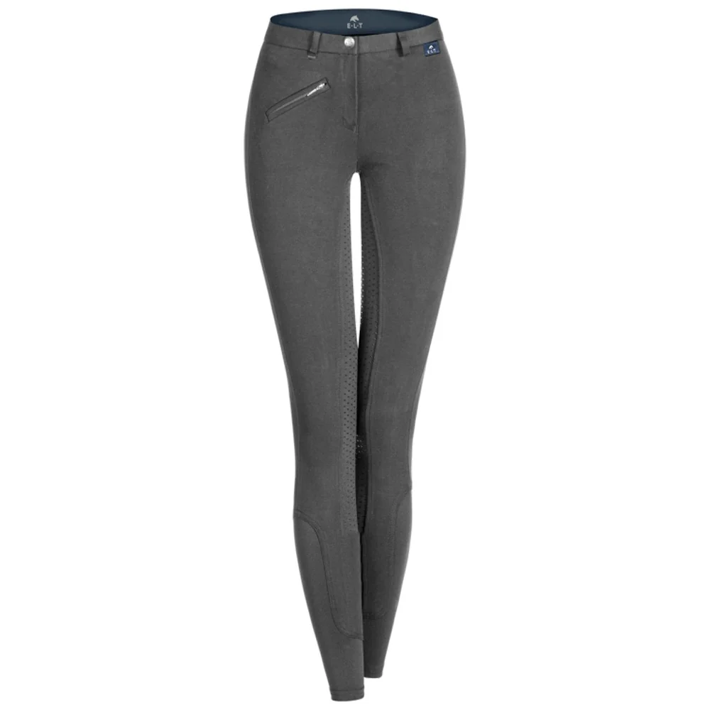 Pantaloni Equitazione Bambini Fun Sport Silicone Asfalto - Image 3