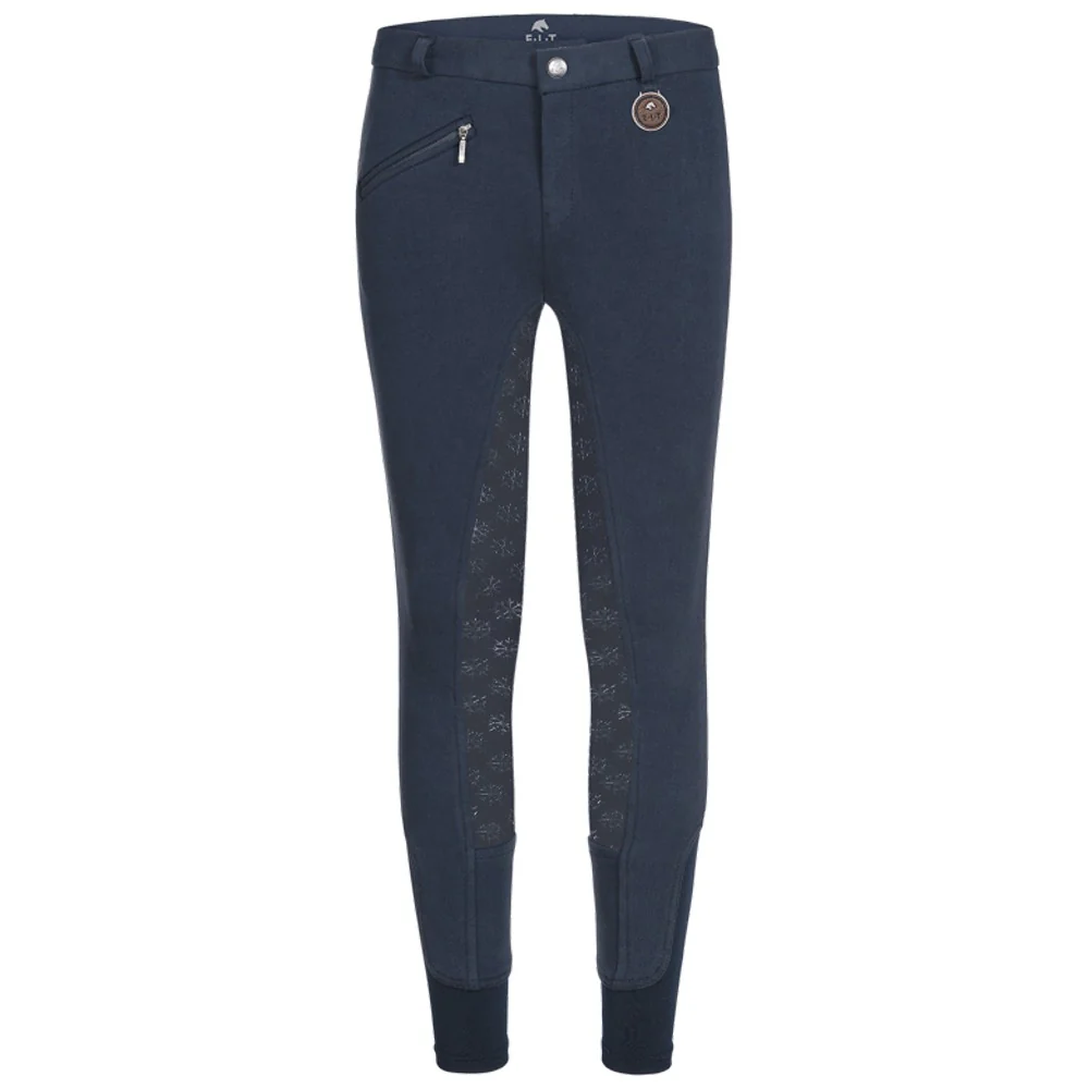 Pantaloni Equitazione Bambini Termici Silicone Comfort Caldo - Image 2