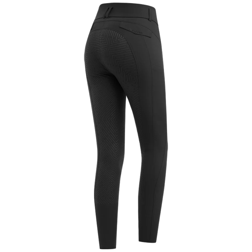 Pantaloni Equitazione Comfort Ride Glam Vita Alta Silicone - Image 8