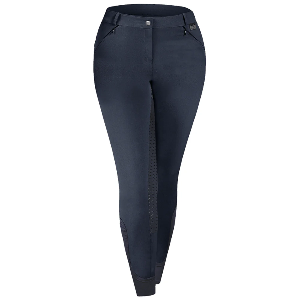 Pantaloni Equitazione Dahlia Silicone Donna Comfort Stretch - Image 3
