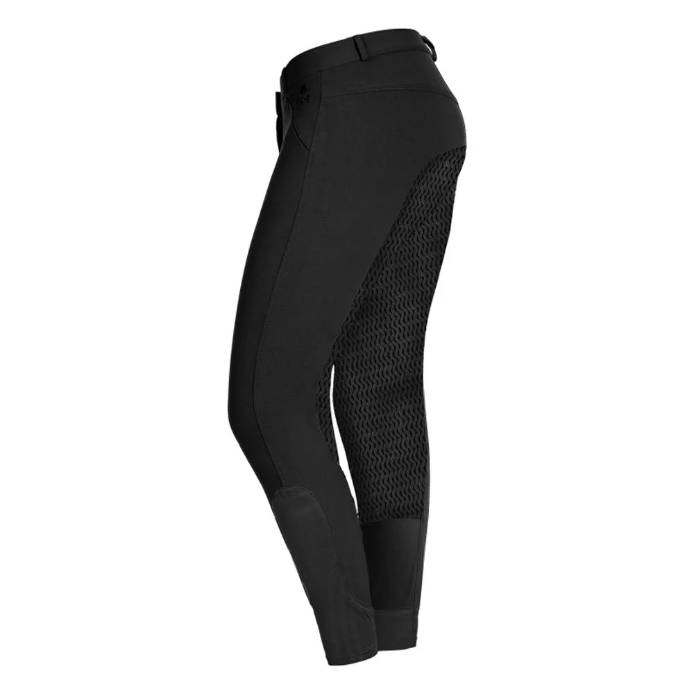 Pantaloni Equitazione Dahlia Silicone, Nero - Image 3