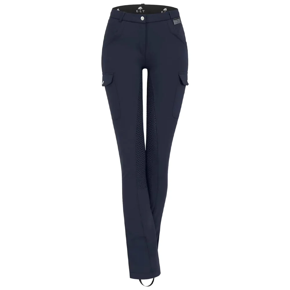 Pantaloni Equitazione Micro Jodhpur Cargo Silicone Grip Donna - Image 6