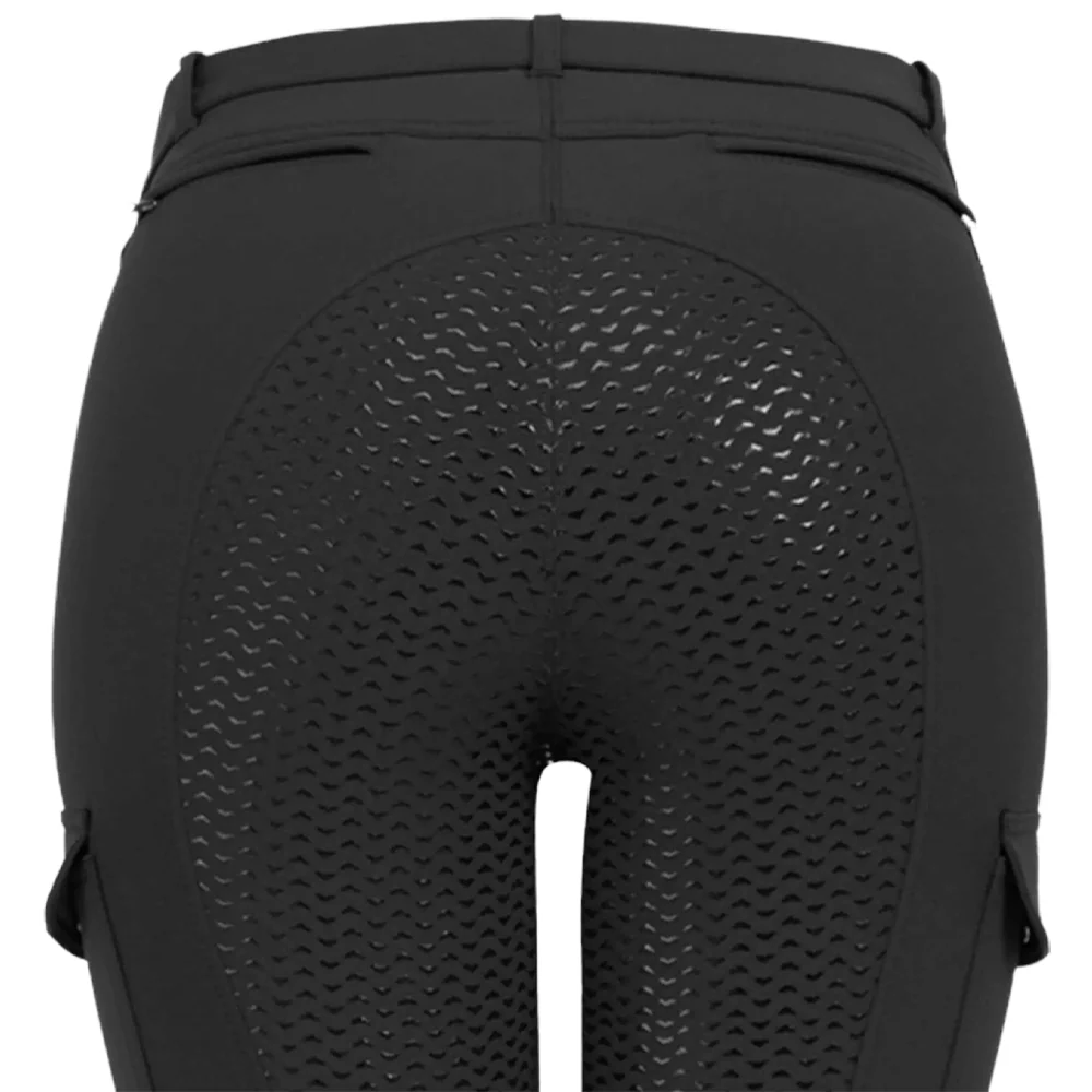 Pantaloni Equitazione Micro Jodhpur Cargo Silicone Grip Donna - Image 8