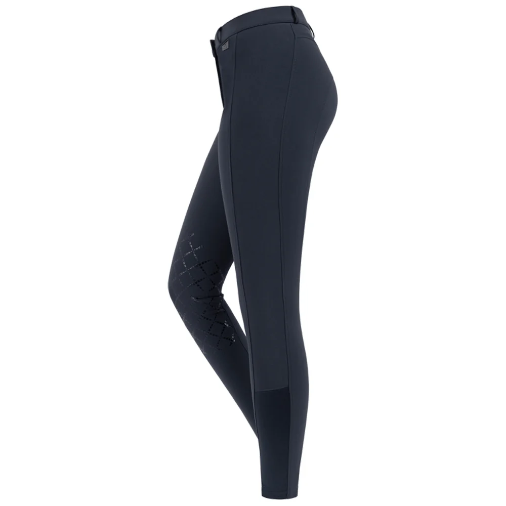 Pantaloni Equitazione Micro Knee Silicone Donna Comfort Sport