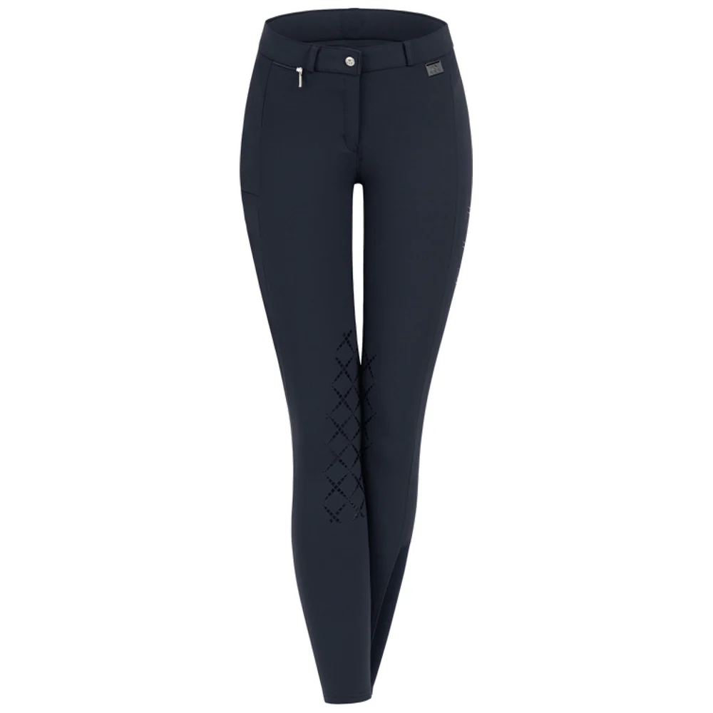 Pantaloni Equitazione Micro Knee Silicone Donna Comfort Sport - Image 3