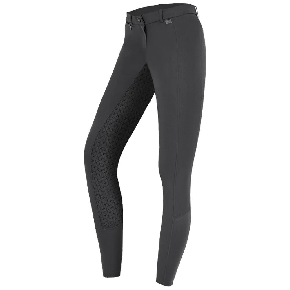 Pantaloni Equitazione Micro Sport Donna Silicone Grip Comfort - Image 2