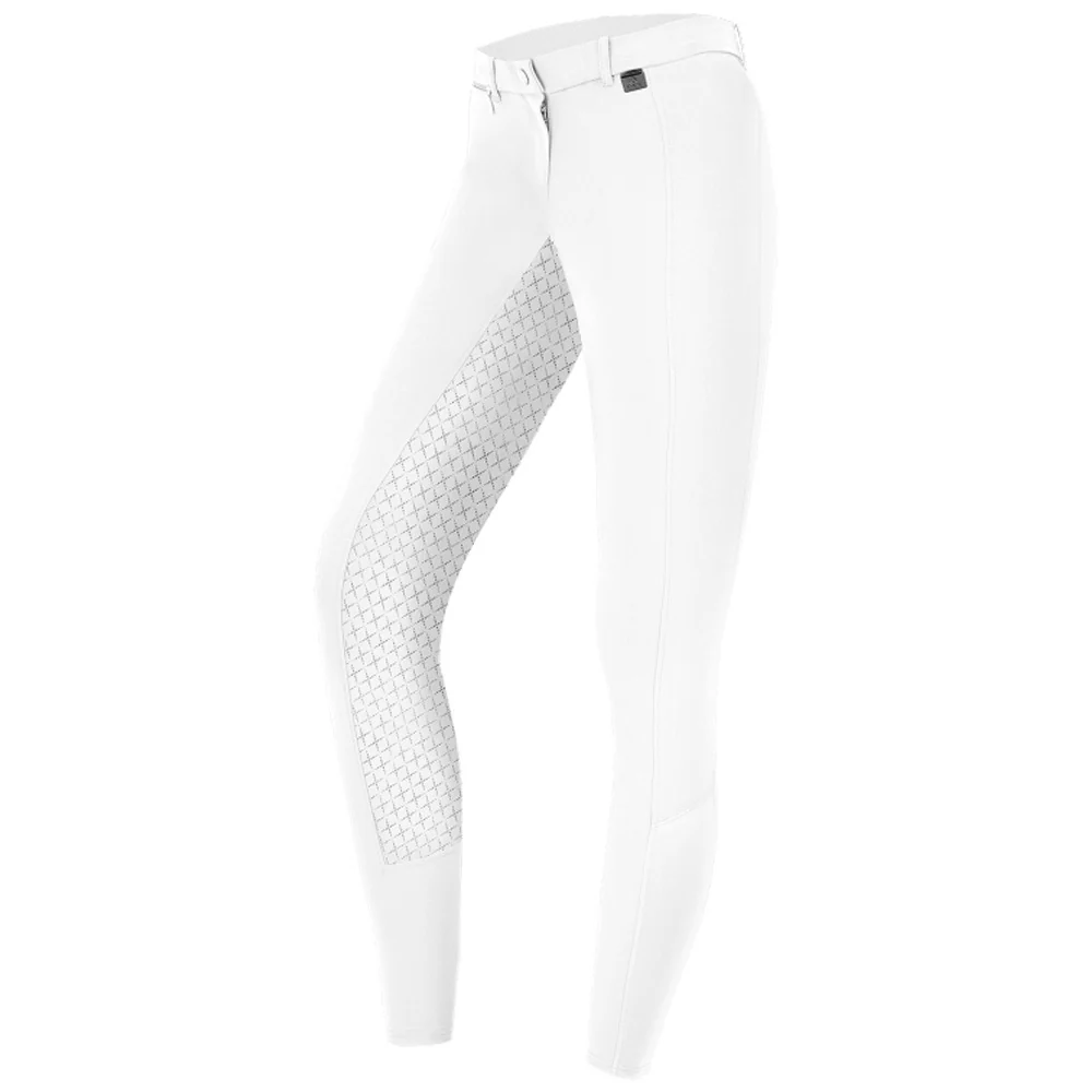 Pantaloni Equitazione Micro Sport Donna Silicone Grip Comfort - Image 4