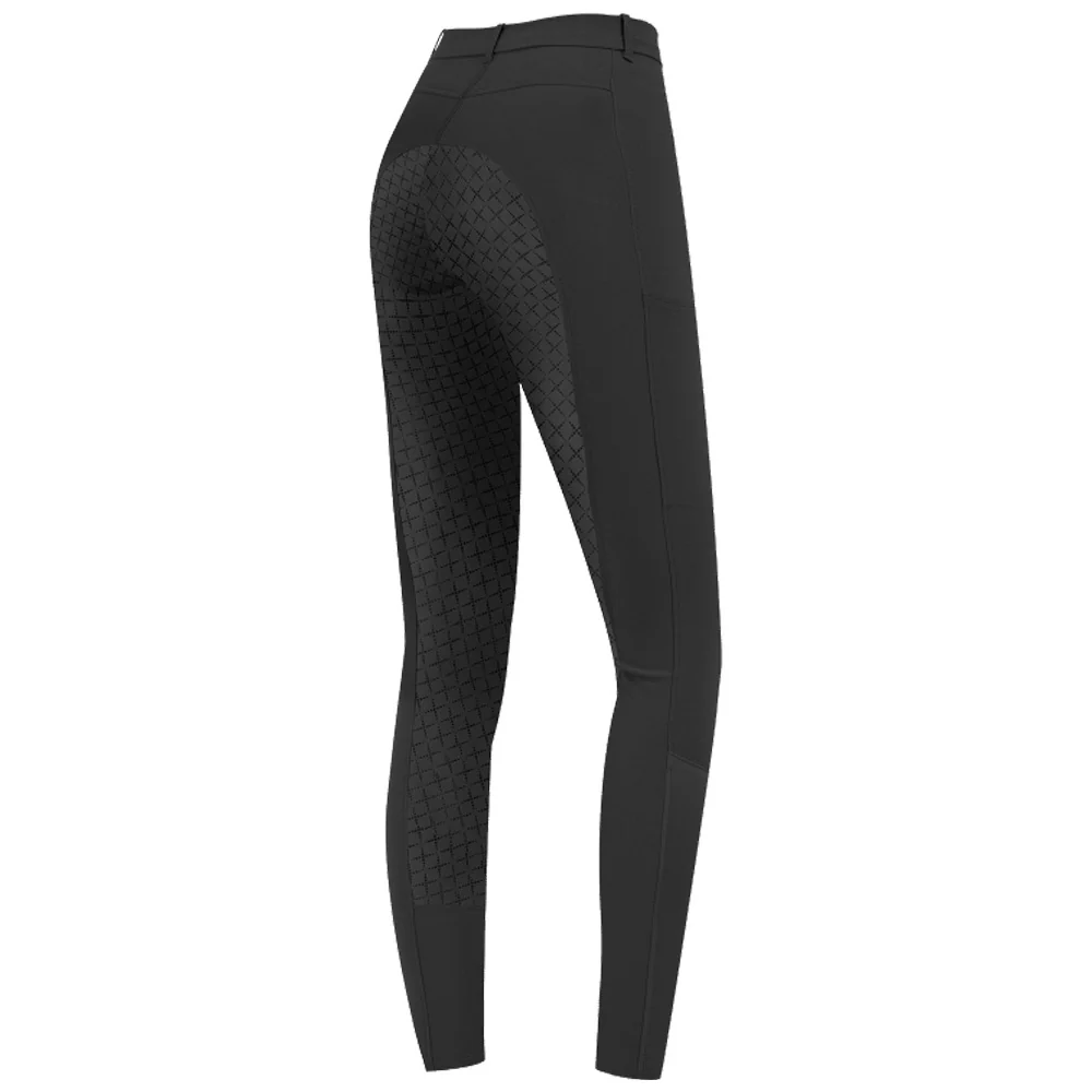 Pantaloni Equitazione Micro Sport Donna Silicone Grip Comfort - Image 5