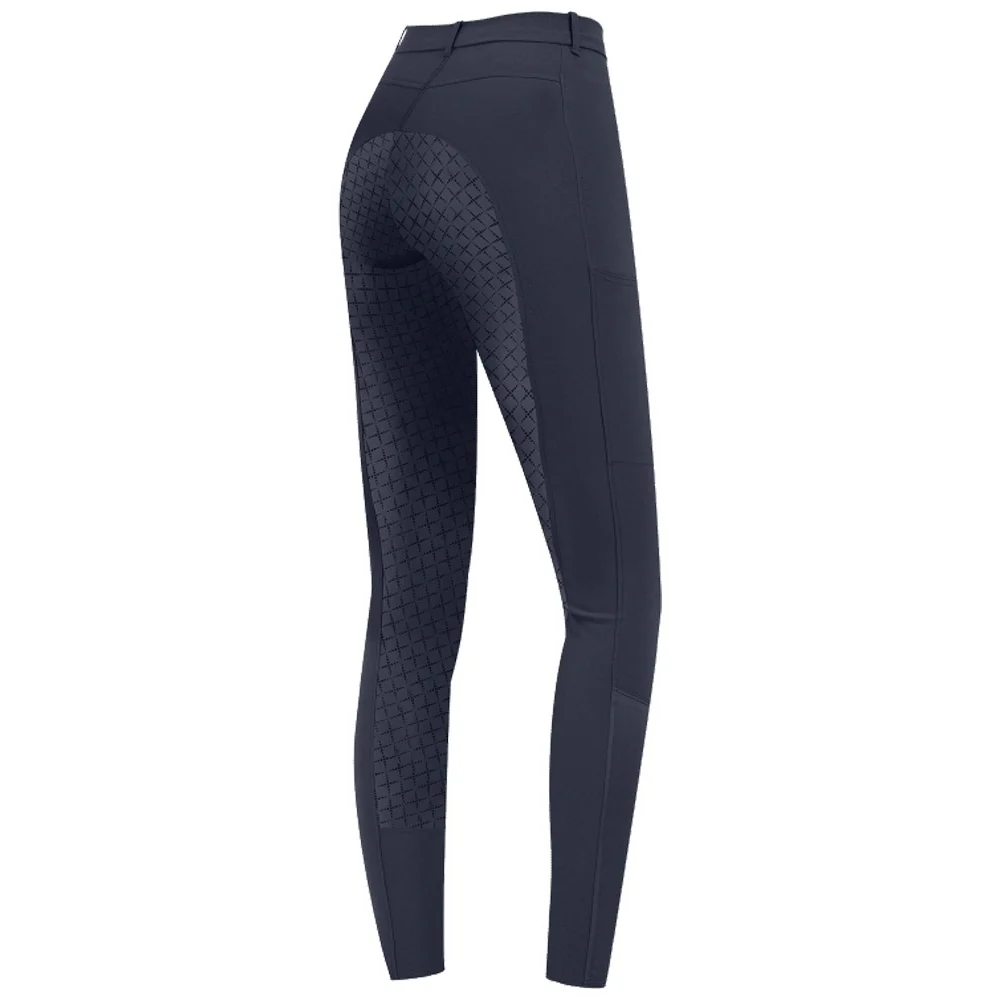 Pantaloni Equitazione Micro Sport Donna Silicone Grip Comfort - Image 7