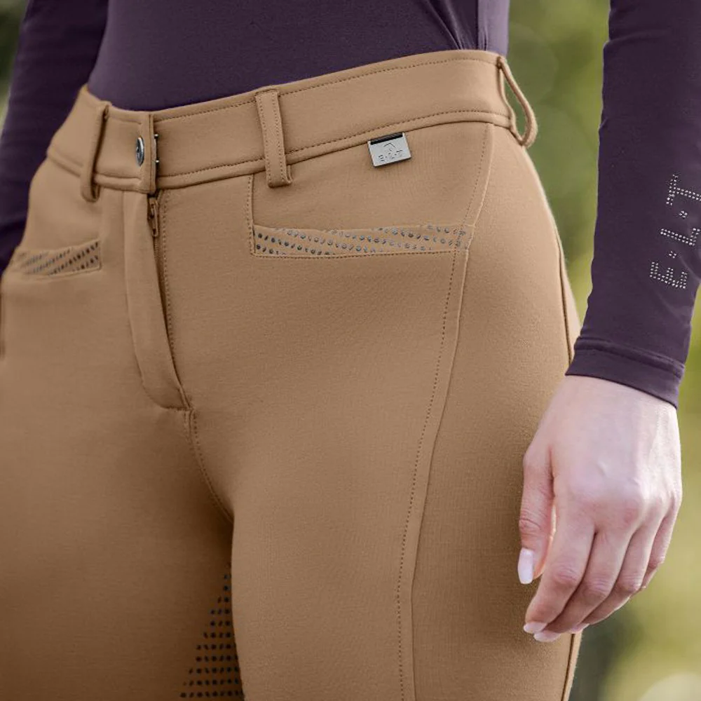 Pantaloni Equitazione Oktavia Silicone Donna Comfort Tecnico - Image 7
