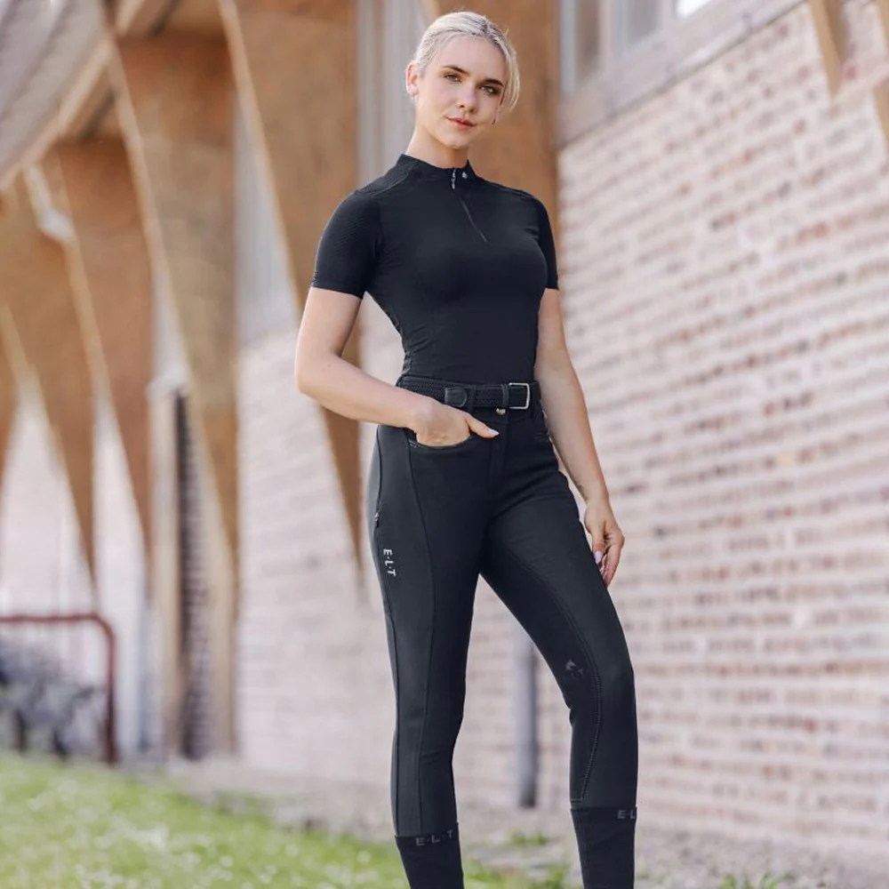 Pantaloni Equitazione Oktavia Vita Alta Curvy Comfort Donna - Image 8