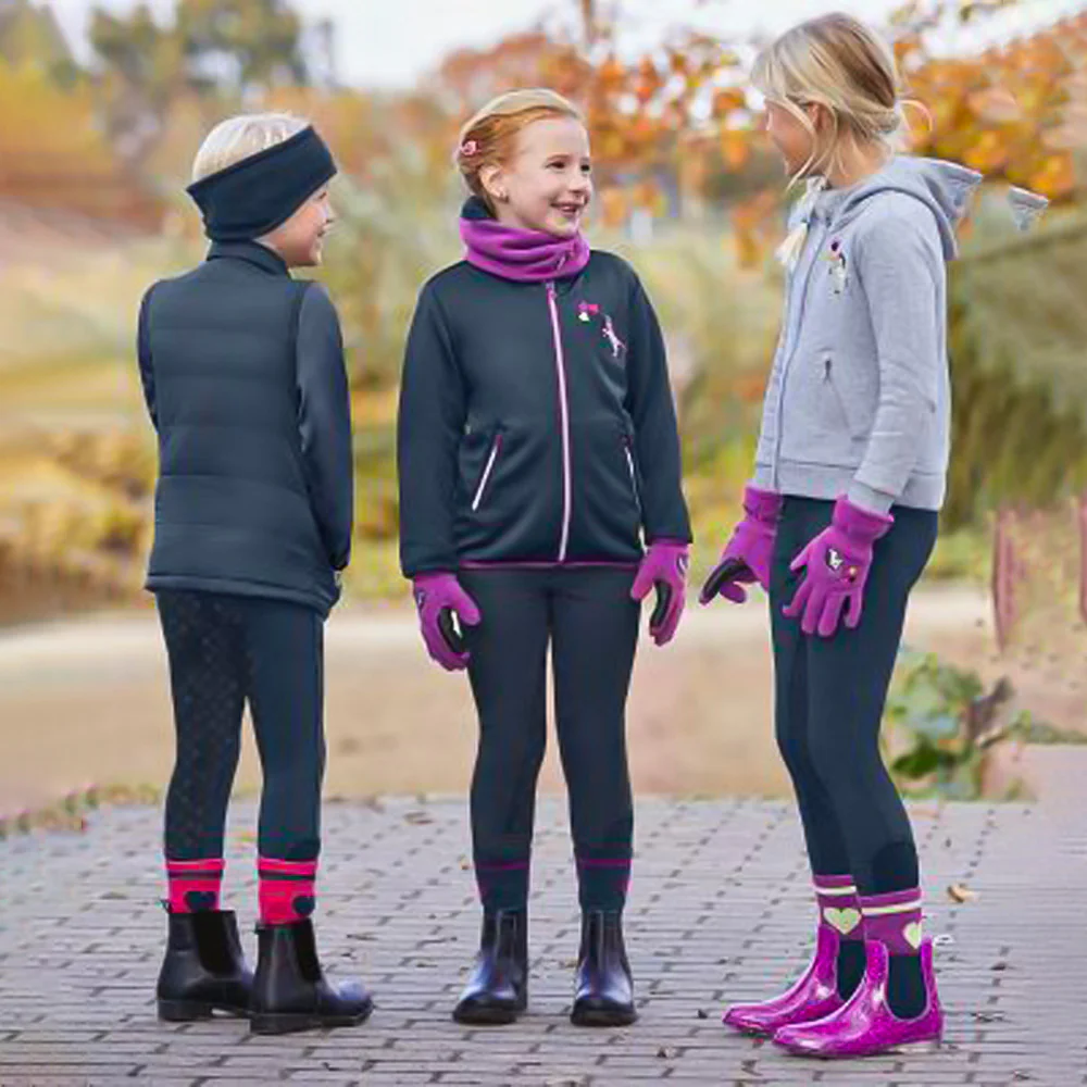 Pantaloni Termici da Equitazione Fun Sport con Silicone per Bambini - Image 5