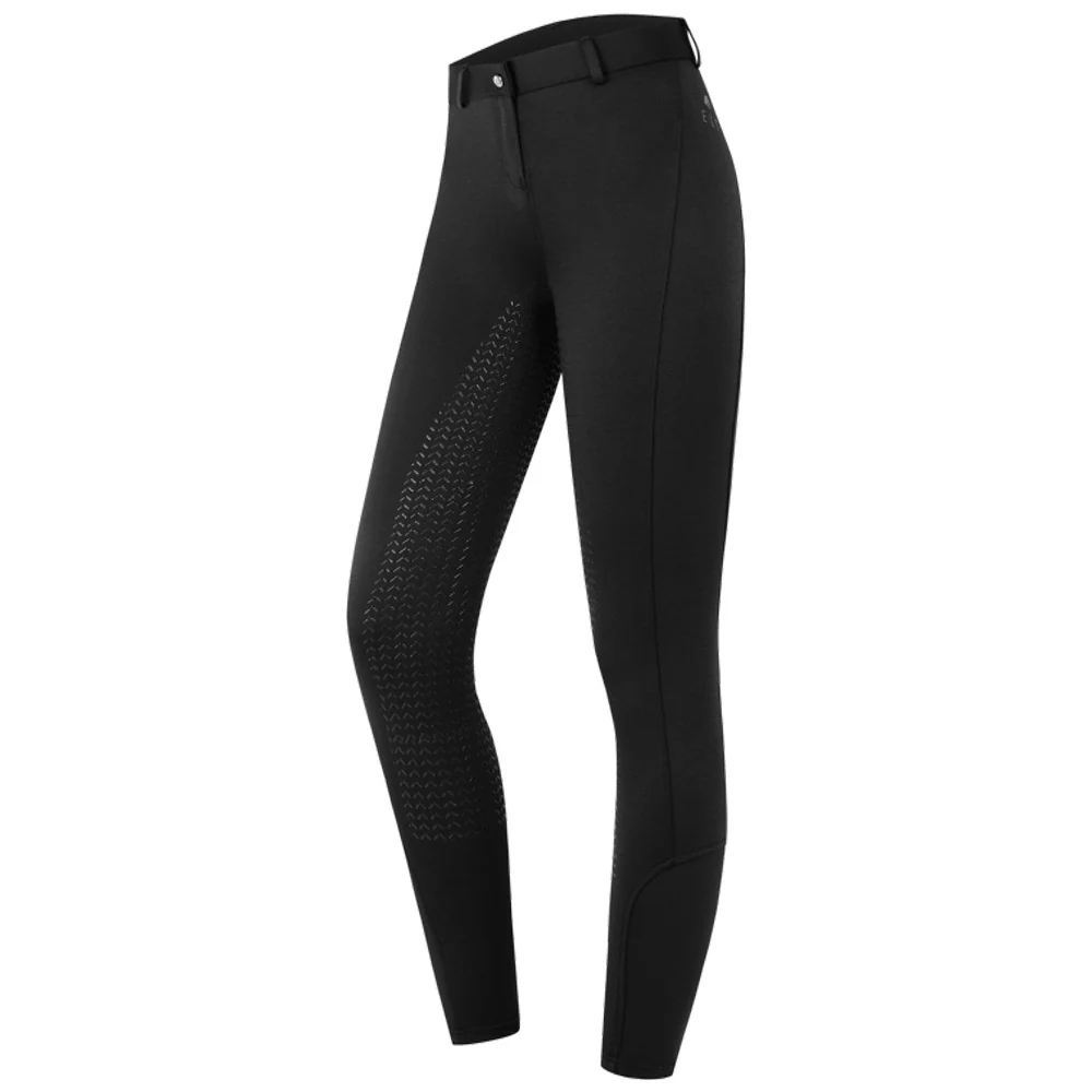 Pantaloni Termici Equitazione Essential Donna Silicone Comfort