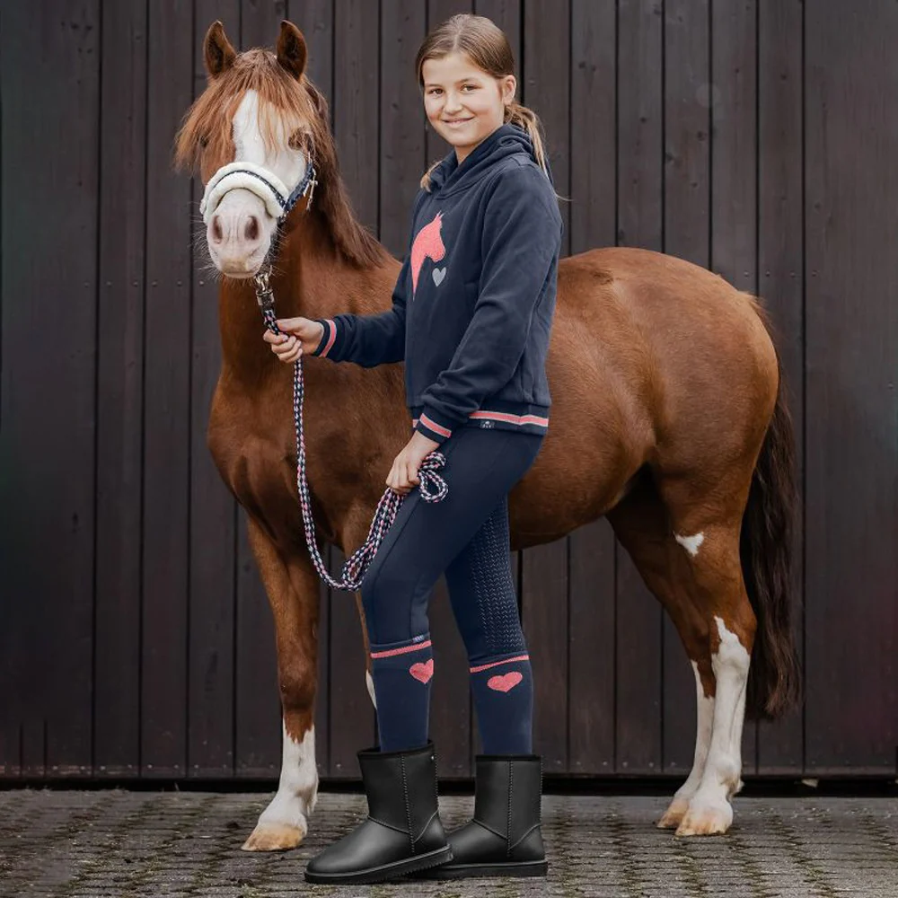 Pantaloni Termici Equitazione Kids Essential Silicone Comfort - Image 3