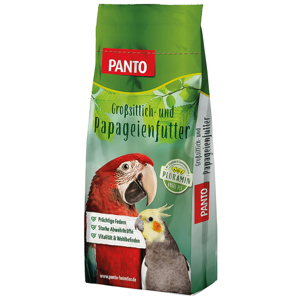 PANTO® con semi Pluramin Mix,semi di girasole e noci – Cibo per pappagalli.