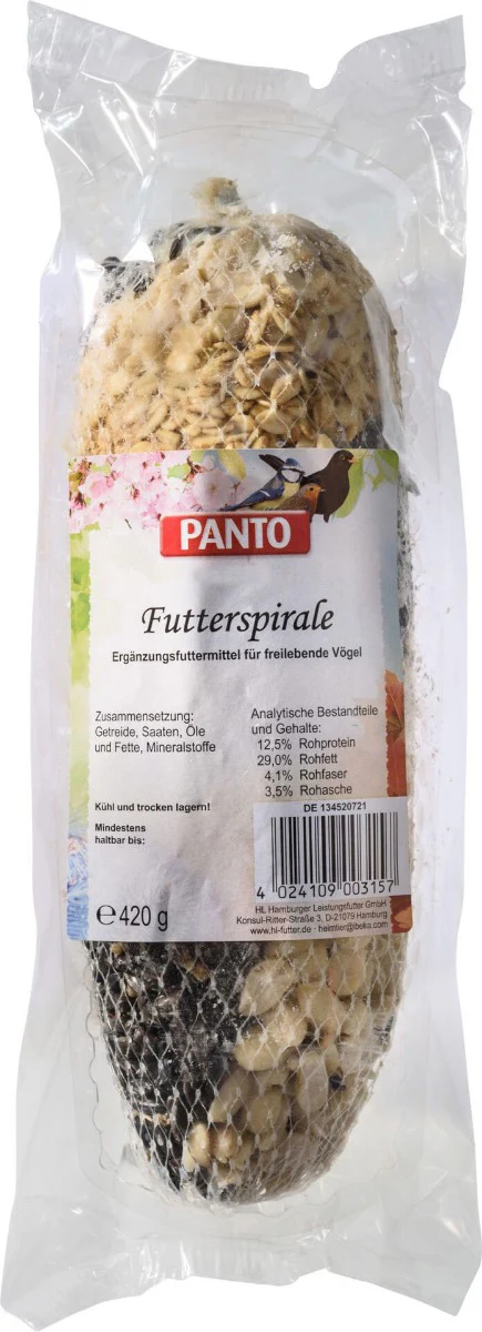 Panto® spirale di alimentazione per tutte le specie di uccelli - 420 g - Image 2