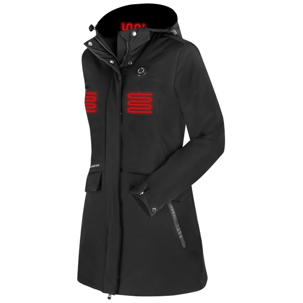 Parka riscaldante E·L·T Comfort Heat nero - Image 3