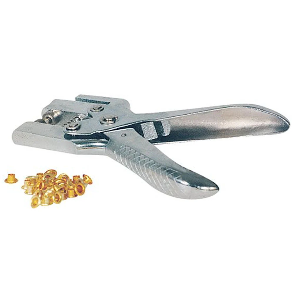 Pinza in acciaio cromato per occhielli