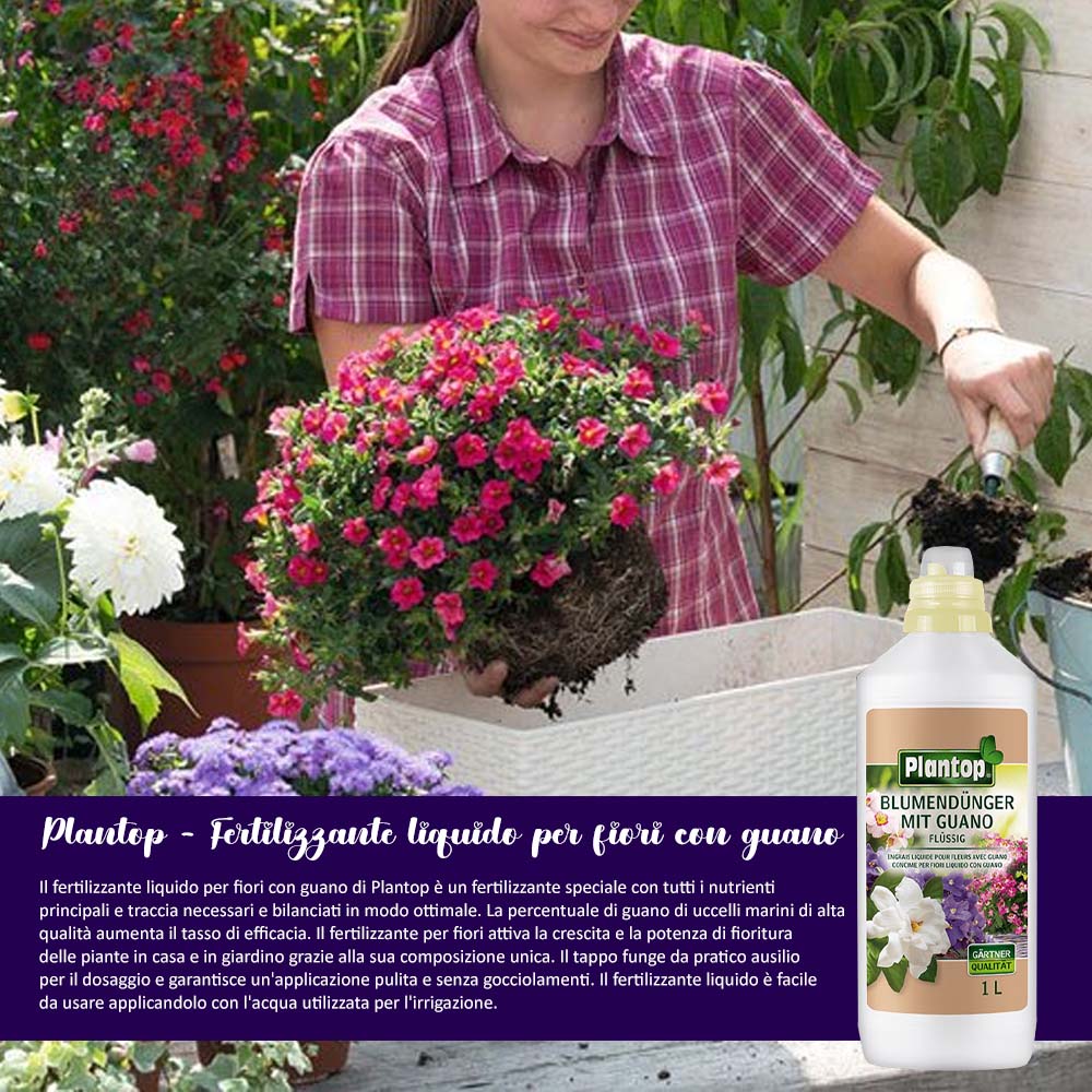 Plantop - Fertilizzante liquido per fiori con guano - Image 8